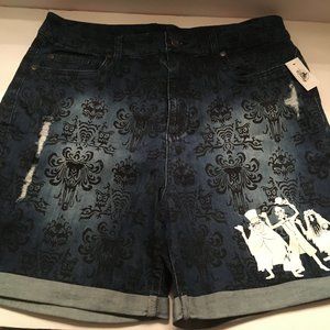 NWT Disney Parks Haunted Mansion Shorts - Hitchhiking Ghosts